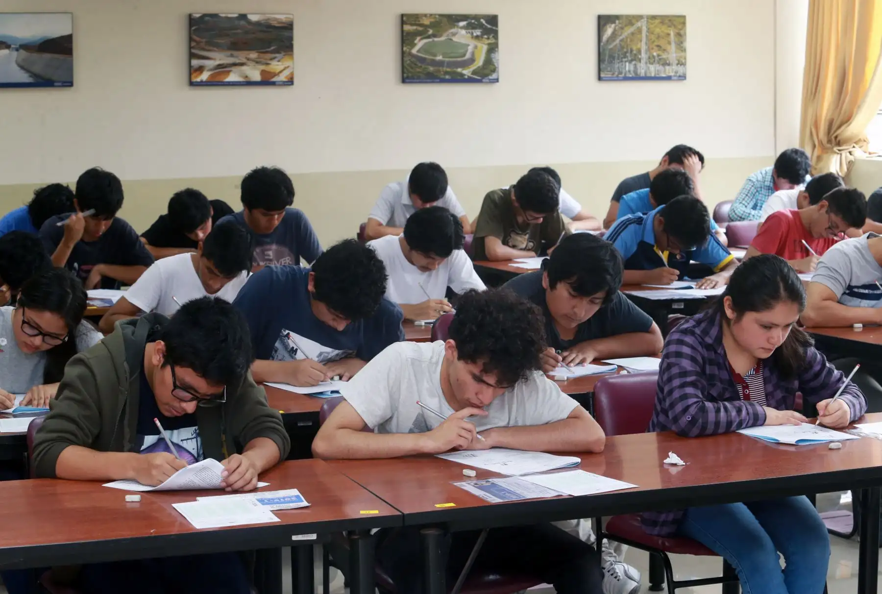 Concurso de admisión de la UNI 2019 .Foto: ANDINA/Norman Córdova