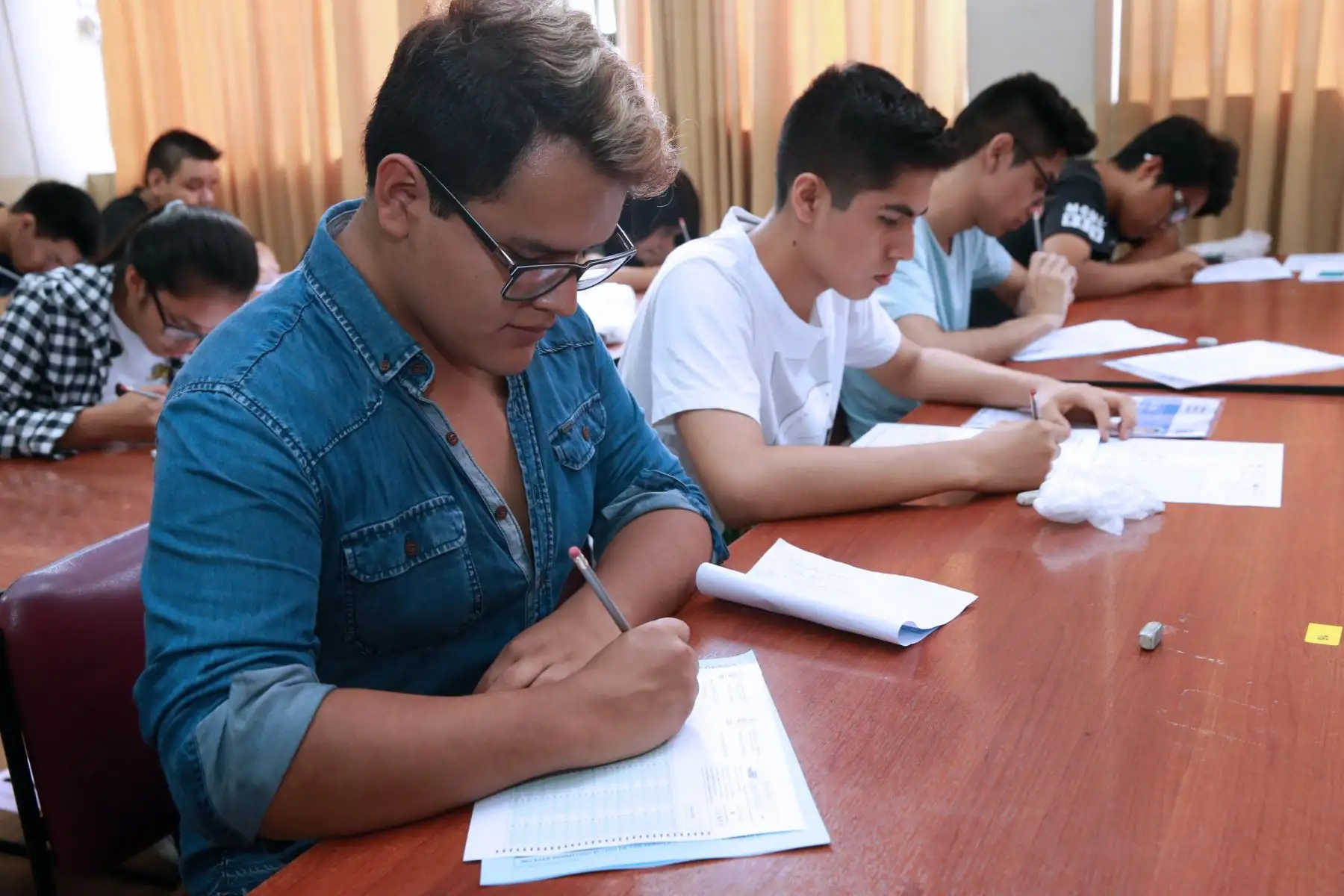 Concurso de admisión de la UNI 2019 .Foto: ANDINA/Norman Córdova