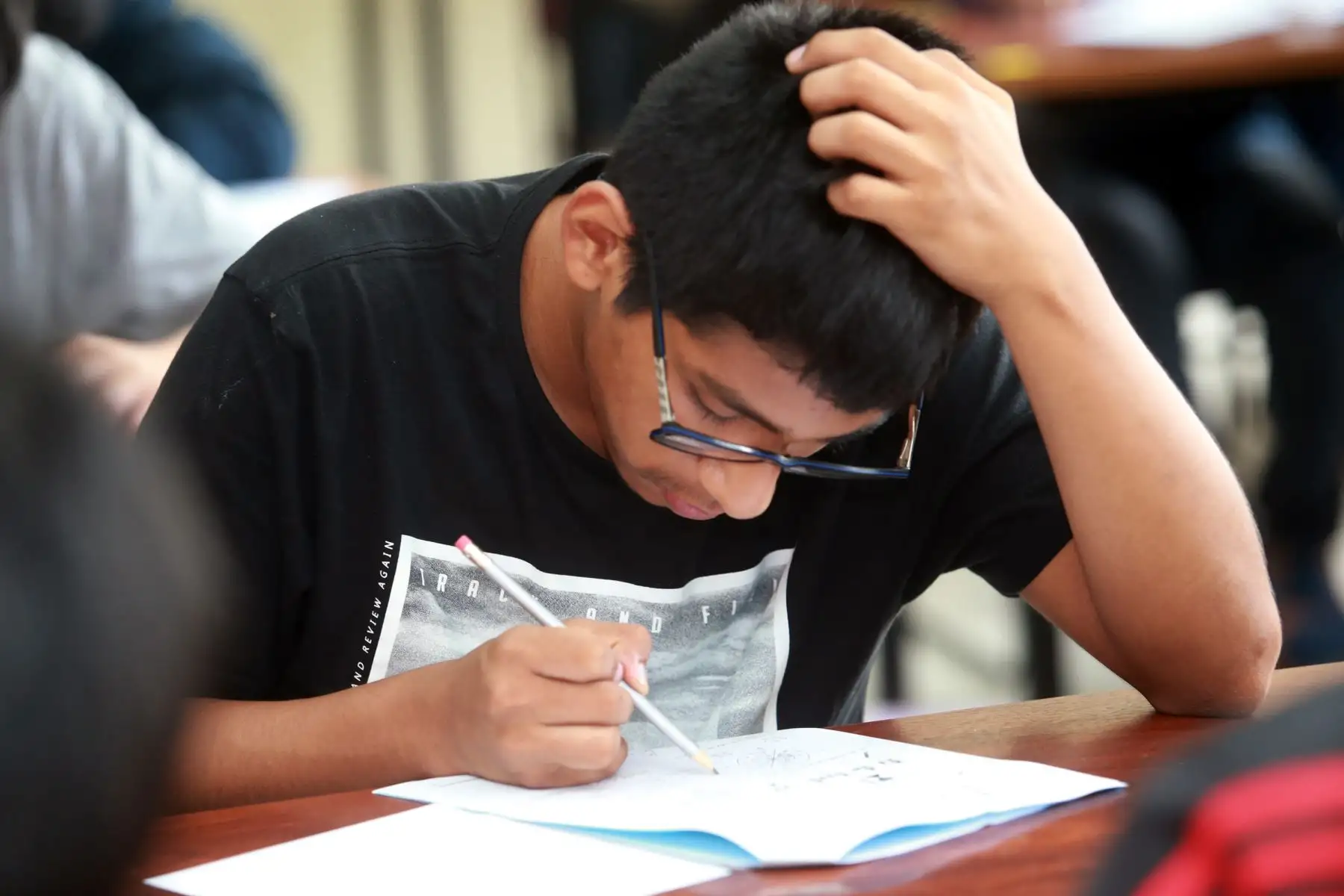 Concurso de admisión de la UNI 2019 .Foto: ANDINA/Norman Córdova