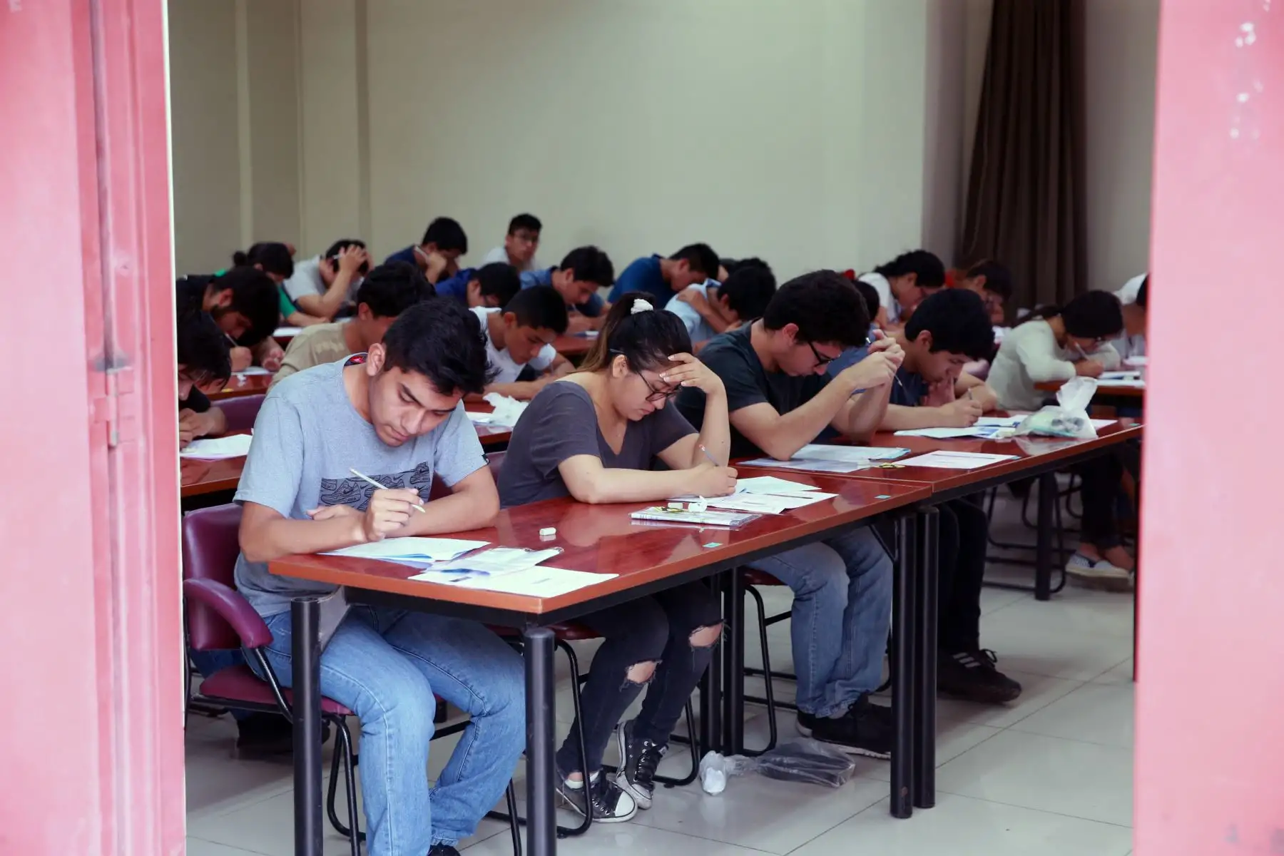 Concurso de admisión de la UNI 2019 .Foto: ANDINA/Norman Córdova