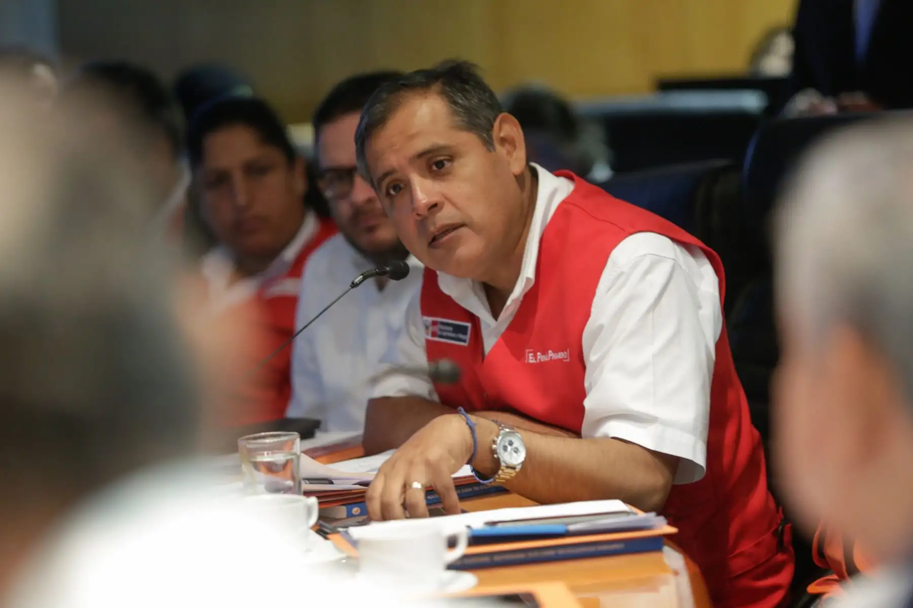 Jefe de Estado preside reunión del Consejo Nacional de Riesgo de Desastres (Conagerd). Foto: ANDINA/Prensa Presidencia