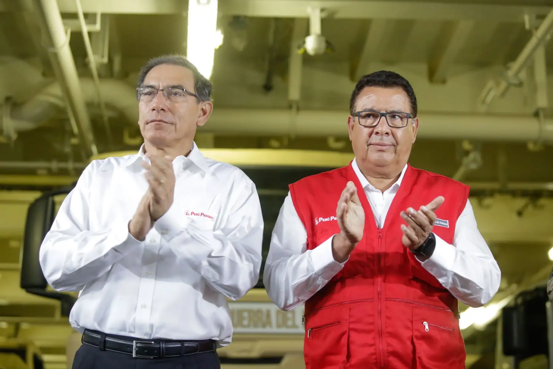 Presidente Vizcarra asiste a zarpe de BAP Pisco, que lleva más de 500 toneladas de ayuda humanitaria al sur del país. Foto: ANDINA/Prensa Presidencia
