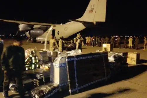 Ante los desastres naturales, la FAP ha efectuado 39 horas de vuelo para transportar 226 personas y trasladar 4,650 kilogramos de carga.