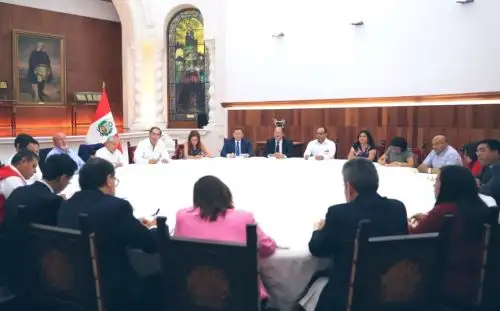 Bancada Peruano por el Kambio (PPK) se reúne con el presidente Martín Vizcarra.