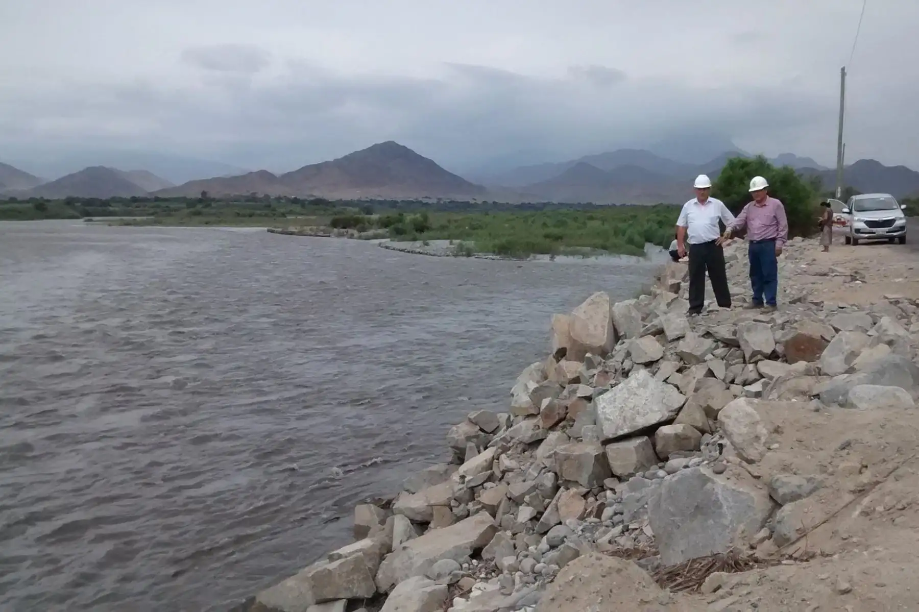 El río Santa alcanzó 315.66 metros cúbicos por segundo, un valor considerado normal, precisa COER Áncash. Foto: ANDINA/Gonzalo Horna