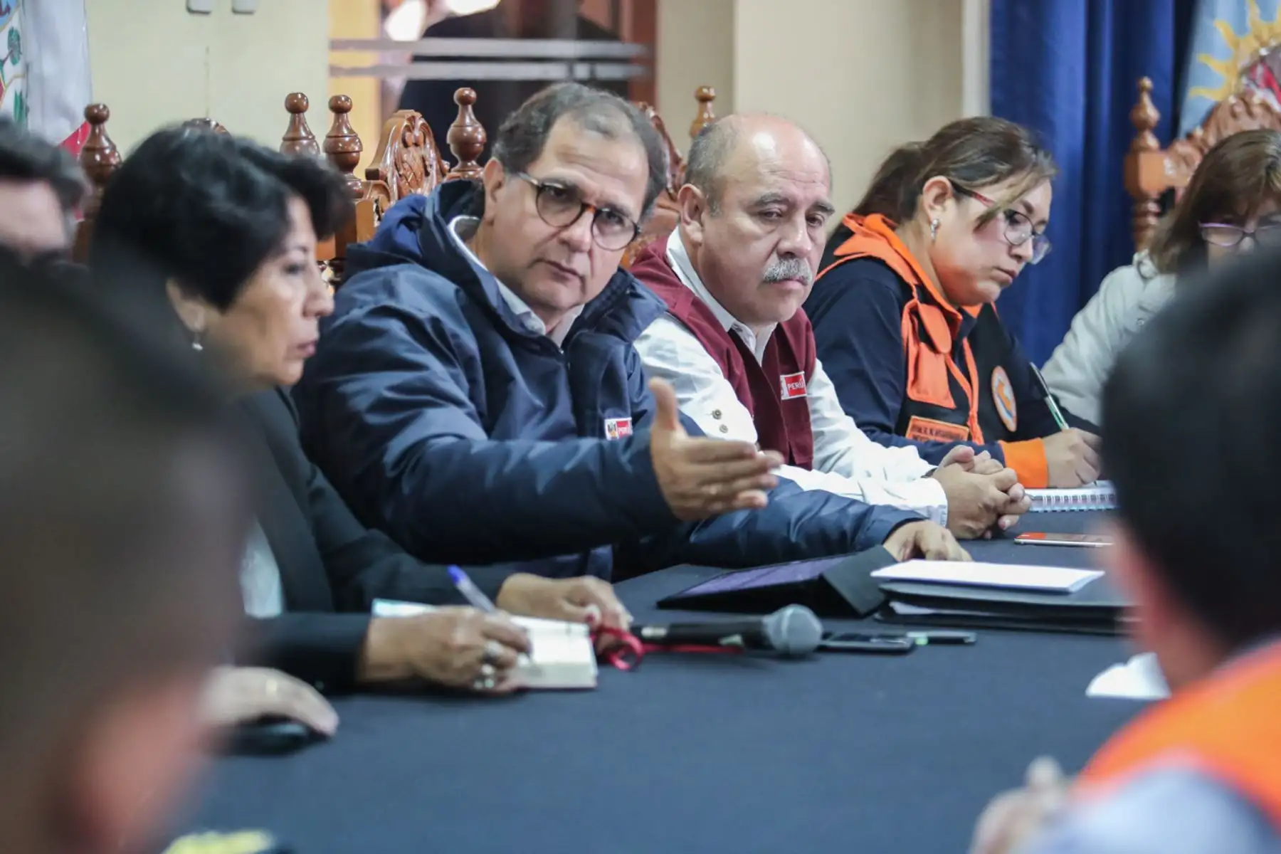 El ministro Francisco Ísmodes llegó a Cajamarca donde presidió la instalación del #COERCajamarca y supervisó las zonas de riesgo en prevención por el inicio de la temporada de lluvias en coordinación con autoridades regionales. #EstamosJuntosEnEsto. Foto: ANDINA/Difusión MEM