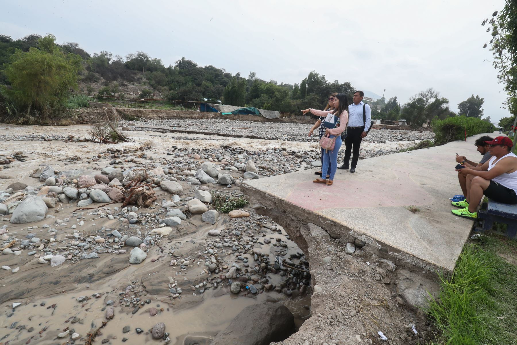 Ejecución de las obras de recuperación del malecón de Moquegua se iniciará a mediados de este año. ANDINA/Juan Carlos Guzmán