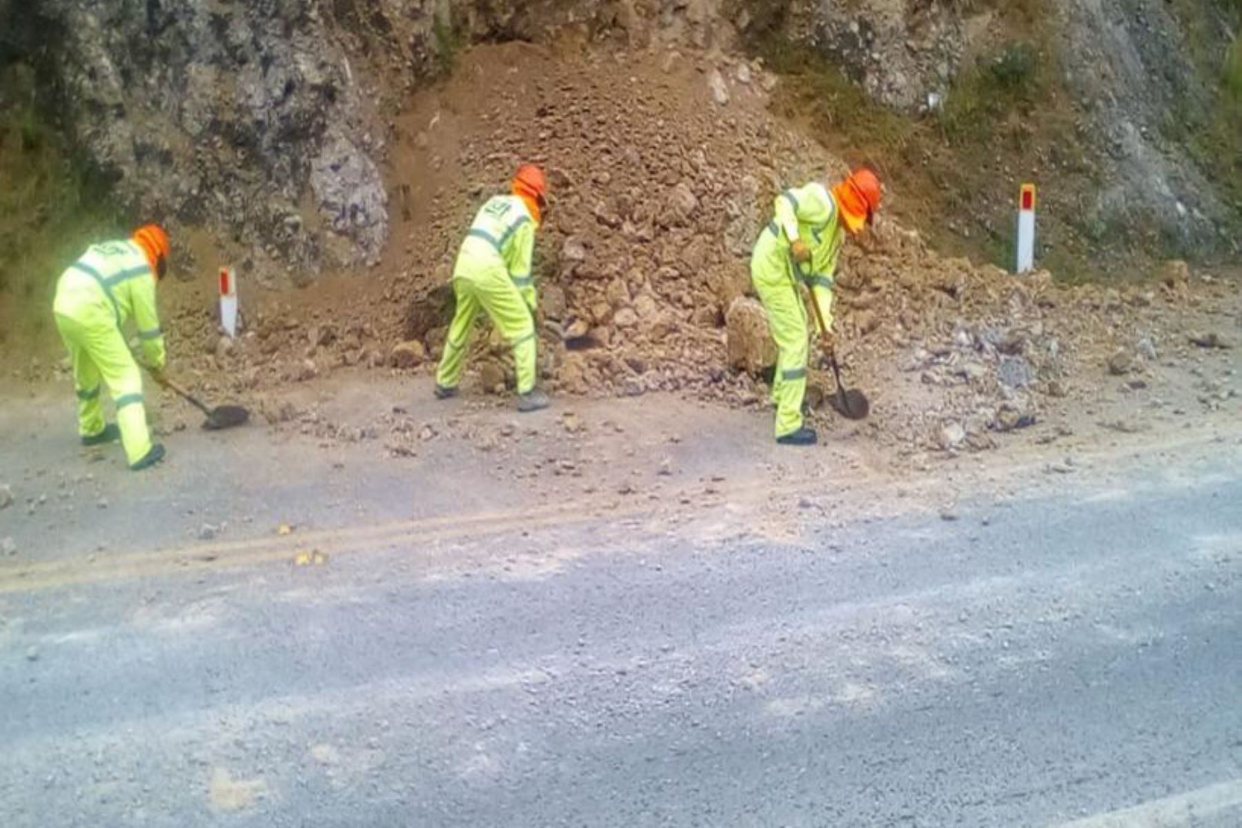 El tránsito es fluido en el kilómetro 55 + 980, tramo Tornamesa-Cocachacra, de la carretera Central, informó el concesionario.