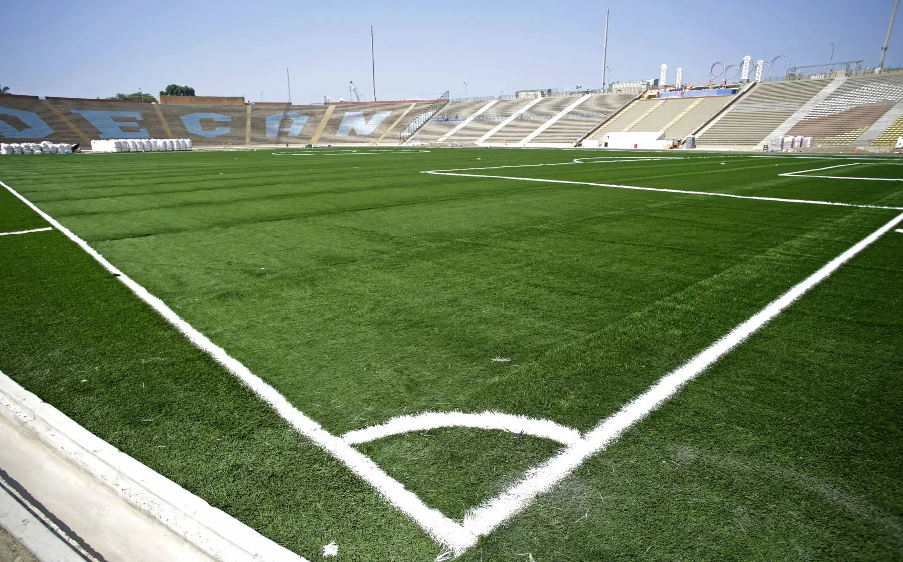 Avance de obras en el estadio de la Universidad de San Marcos. Foto: ANDINA/Difusión