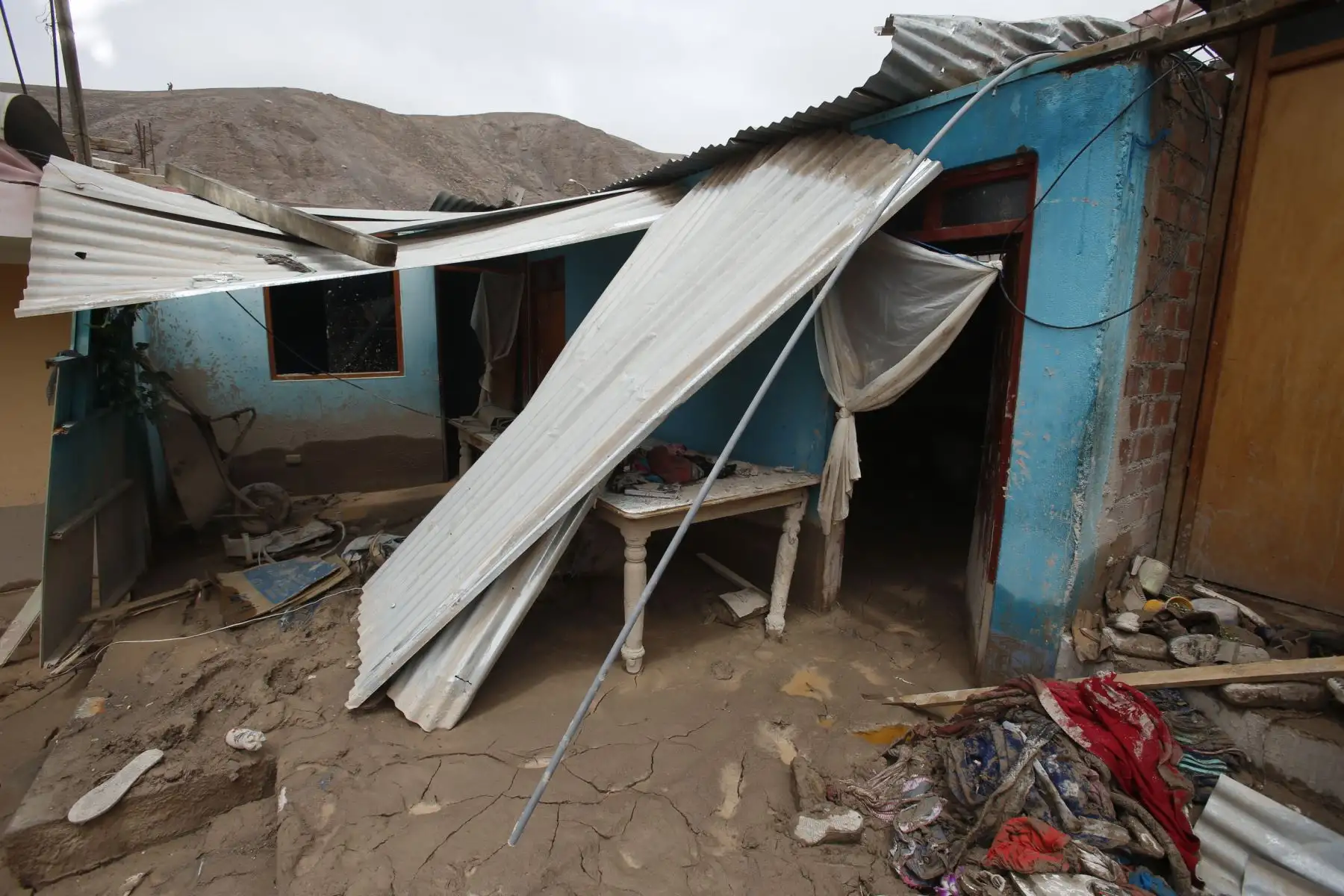 A casi una semana del huaico, Mirave en Tacna se convierte en pueblo fantasma.  Foto: ANDINA/Nathalie Sayago
