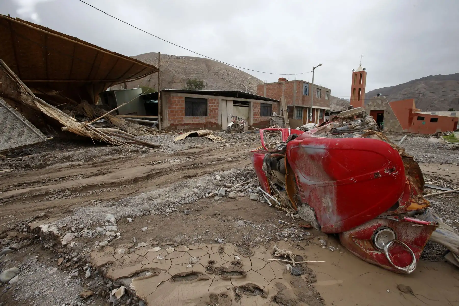 A casi una semana del huaico, Mirave en Tacna se convierte en pueblo fantasma.  Foto: ANDINA/Nathalie Sayago