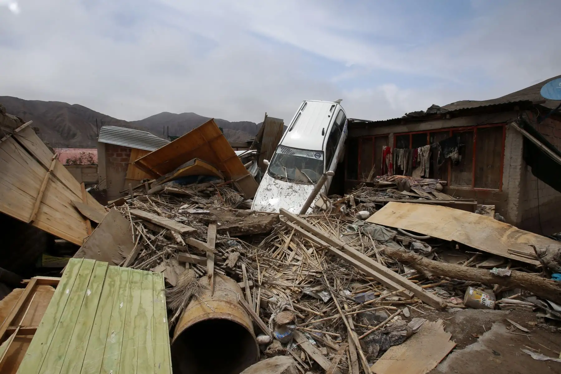 A casi una semana del huaico, Mirave en Tacna se convierte en pueblo fantasma.  Foto: ANDINA/Nathalie Sayago