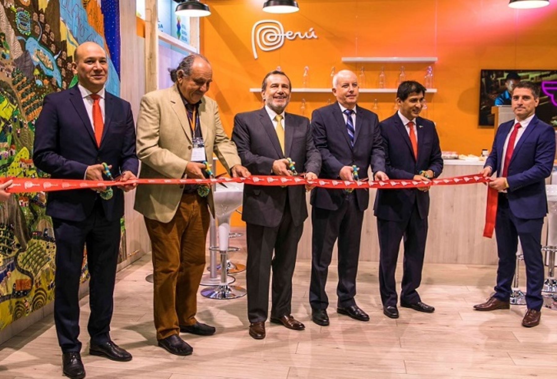 Inauguración del stand Perú en Biofach 2019. Foto: Cortesía.