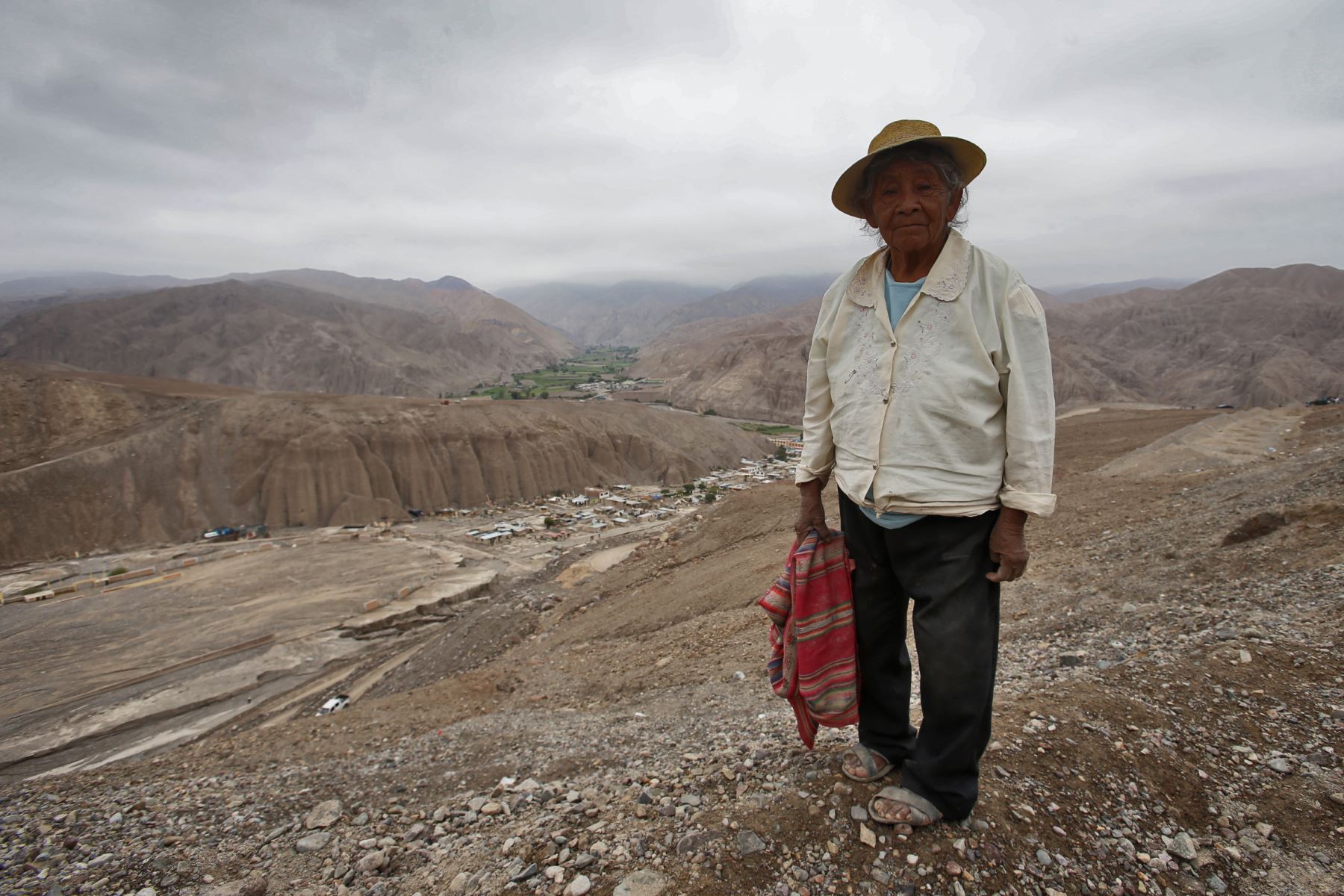 Los damnificados por huaico en Mirave, Tacna, fueron reubicados provisionalmente en la zona de Alto Mirave. Foto: ANDINA/Archivo/Nathalie Sayago