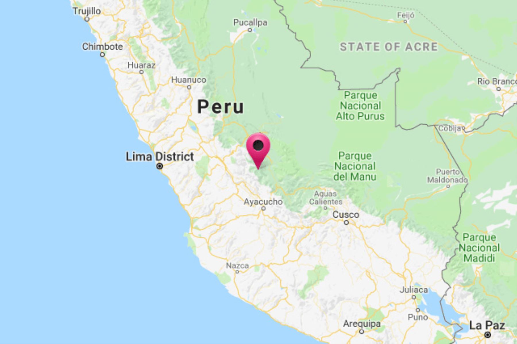 Un sismo de magnitud 4.6 se registró esta tarde en la región Huancavelica, reportó el IGP. Foto: ANDINA/Difusión