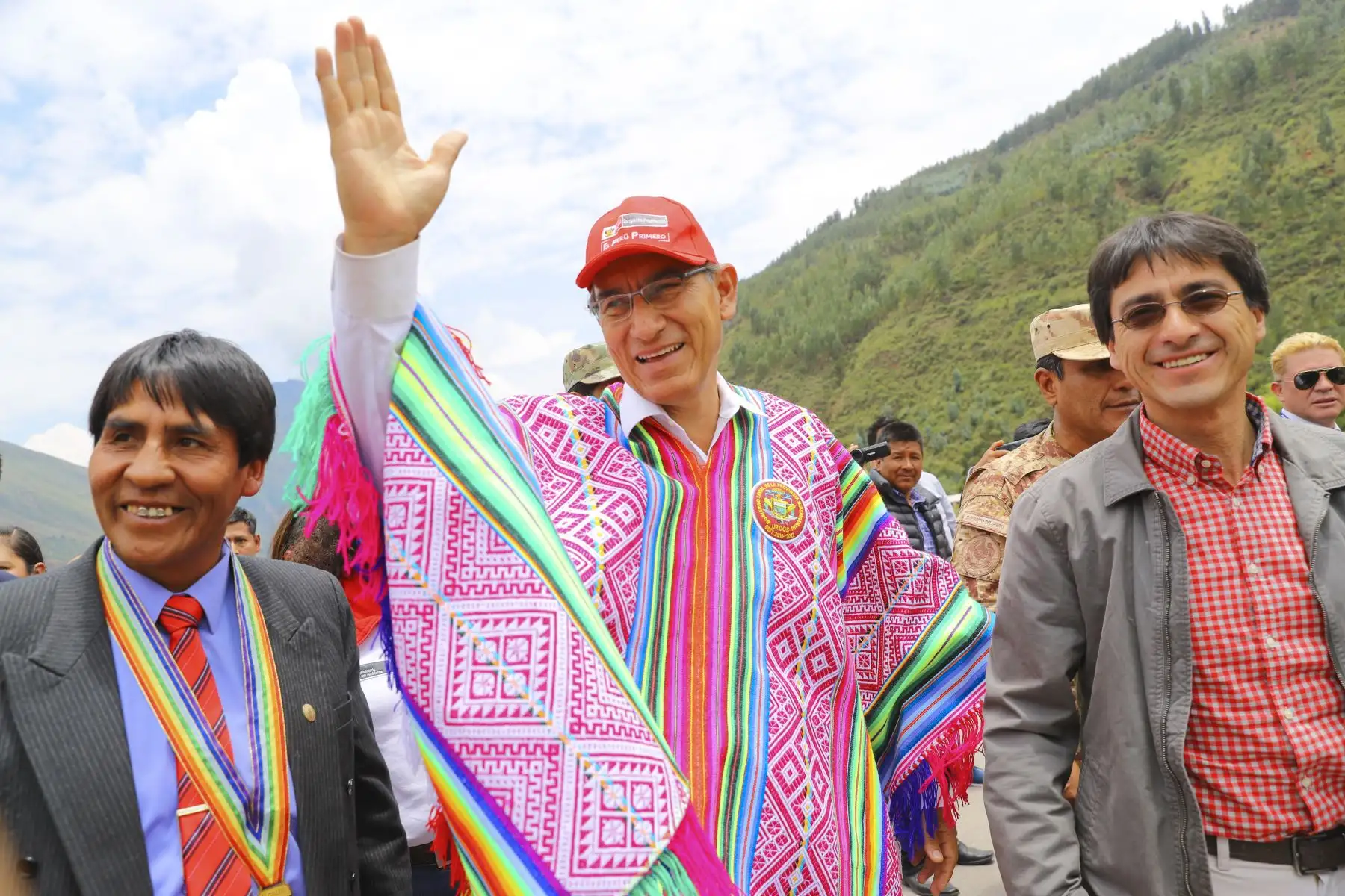 Jefe de Estado supervisa la puesta en funcionamiento del puente Urcos y accesos, en la región Cusco. Foto: ANDINA/Prensa Presidencia