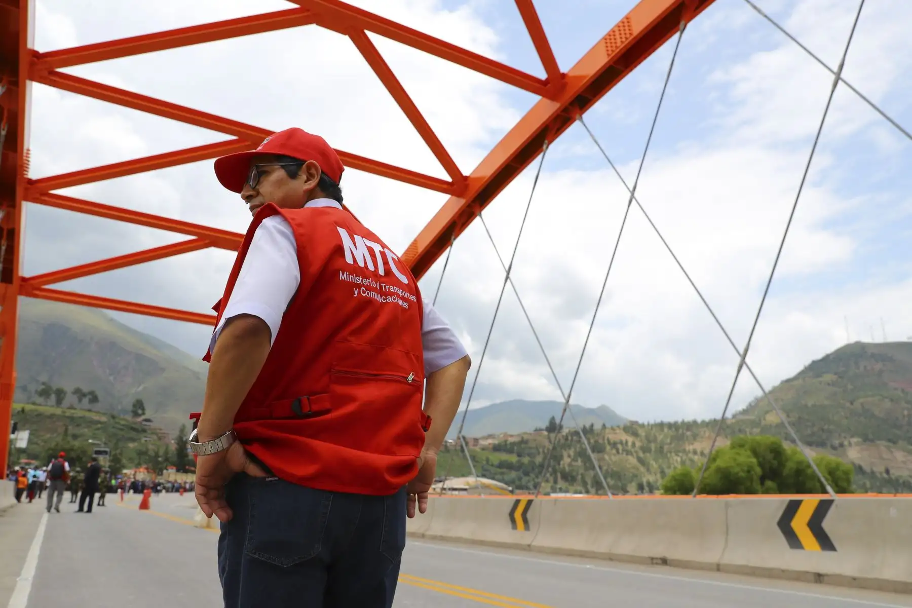 Jefe de Estado supervisa la puesta en funcionamiento del puente Urcos y accesos, en la región Cusco. Foto: ANDINA/Prensa Presidencia
