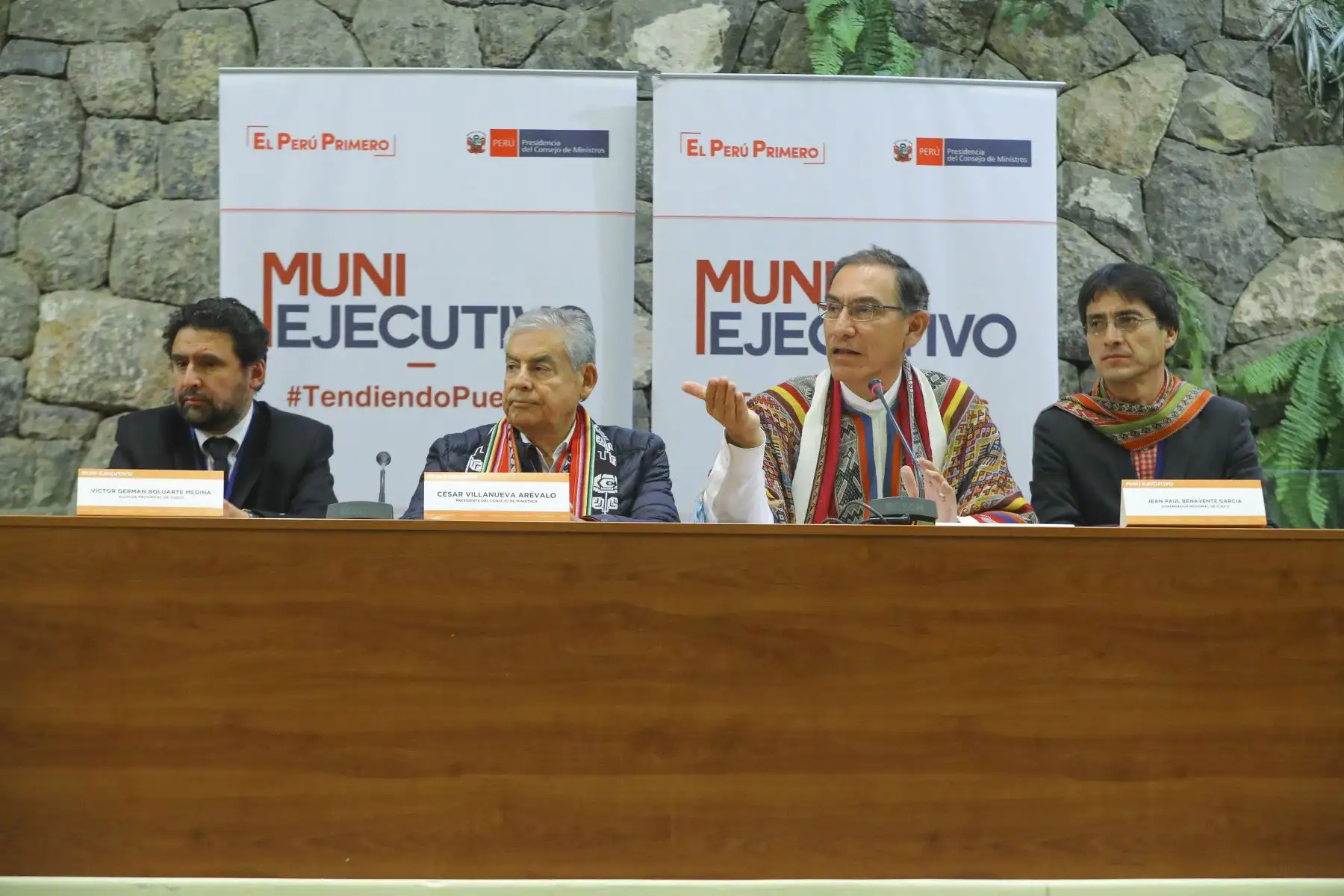 Presidente Martín Vizcarra  liderò el Muni Ejecutivo en la región Cusco.Foto:ANDINA/Prensa Presidencia
