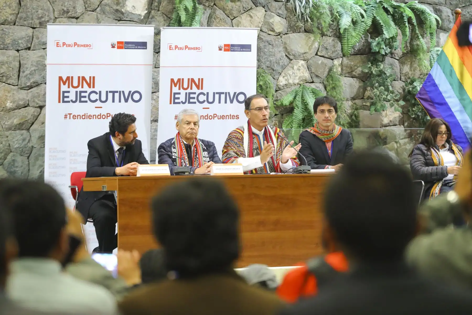 Presidente Martín Vizcarra  liderò el Muni Ejecutivo en la región Cusco.Foto:ANDINA/Prensa Presidencia