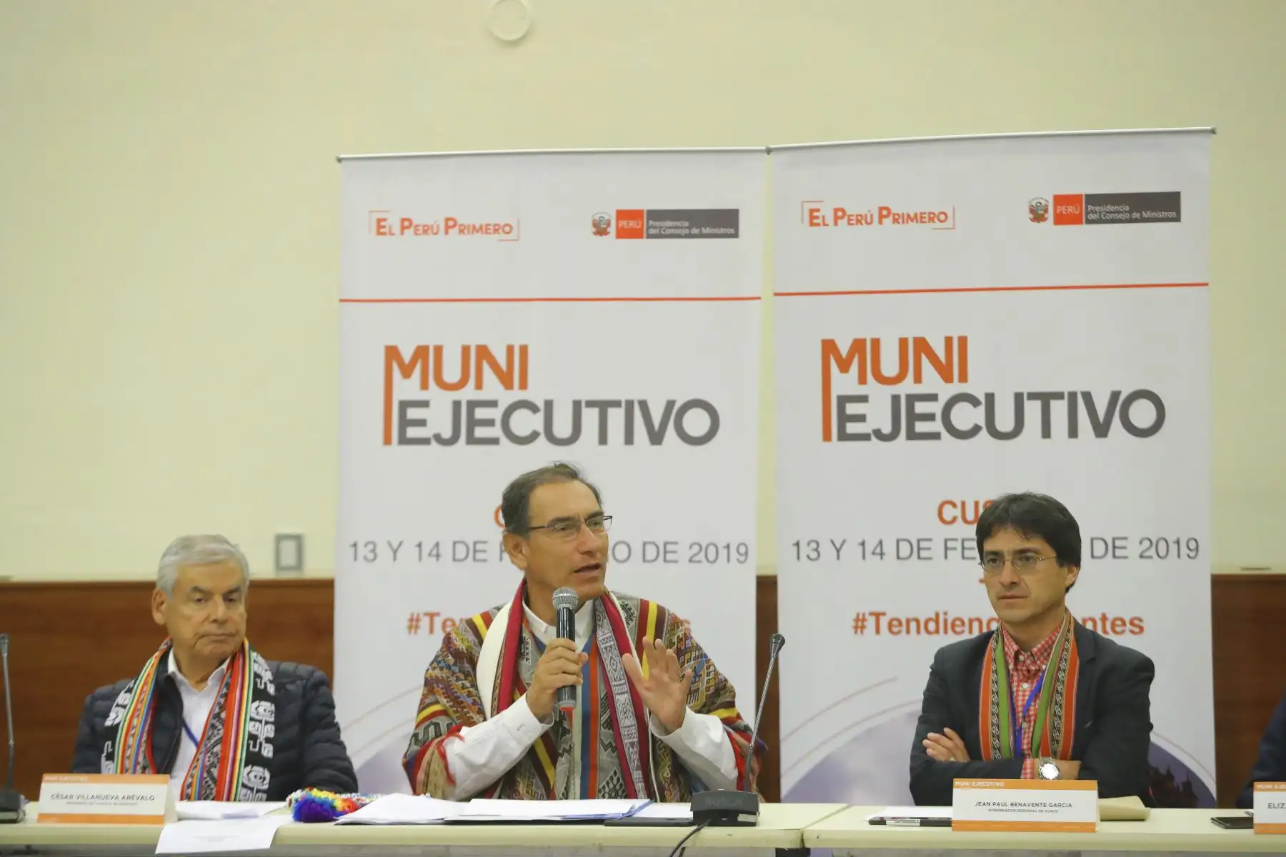 Presidente Martín Vizcarra  liderò el Muni Ejecutivo en la región Cusco.Foto:ANDINA/Prensa Presidencia