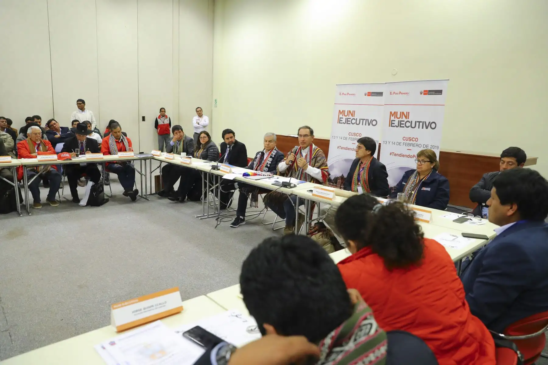 Presidente Martín Vizcarra  liderò el Muni Ejecutivo en la región Cusco.Foto:ANDINA/Prensa Presidencia