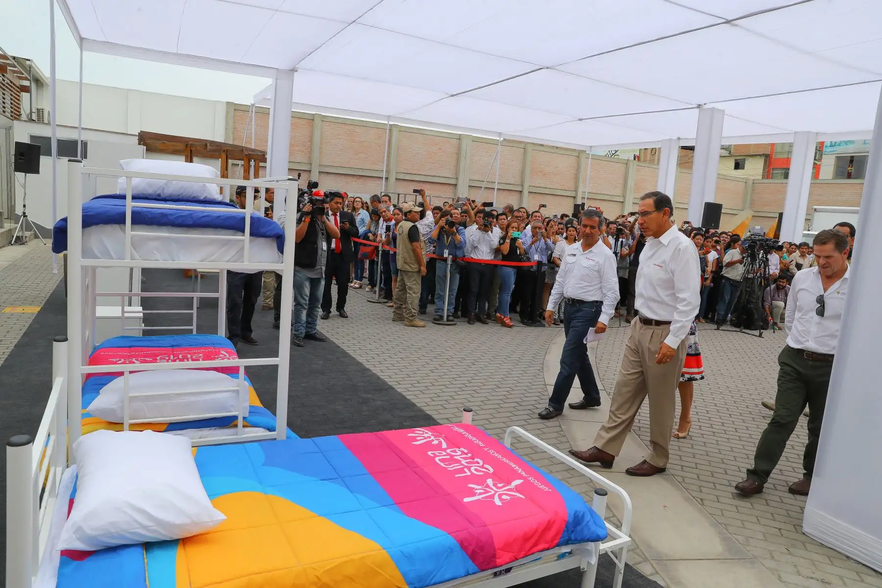 Presidente Vizcarra participa en el lanzamiento del Núcleo Ejecutor de Compras (NEC), en Villa El Salvador. Foto: ANDINA/Prensa Presidencia