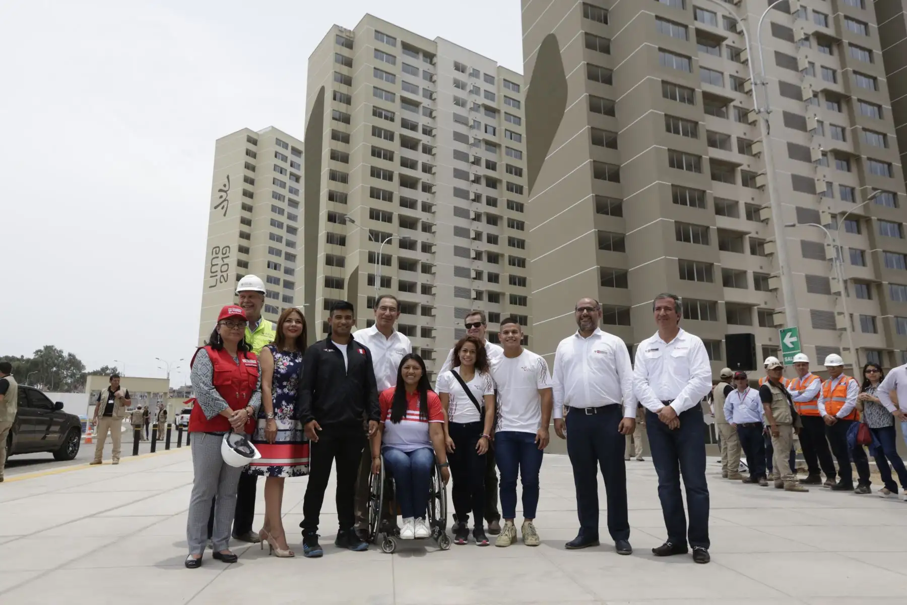 Jefe de Estado inspecciona los avances de la Villa Panamericana y Parapanamericana que albergará a deportistas destacados de diferentes países durante los Juegos que se desarrollarán este año en nuestra capital. Foto: ANDINA/Prensa Presidencia