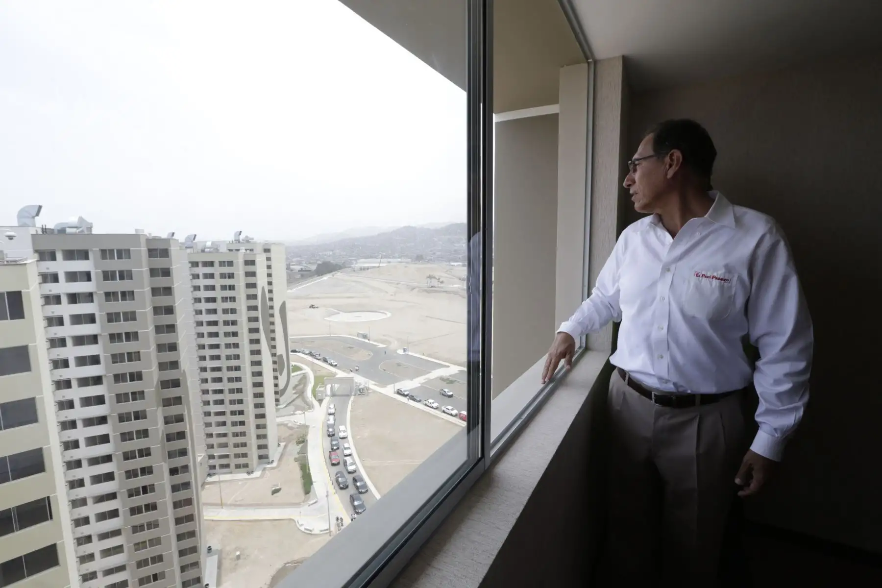 Jefe de Estado inspecciona los avances de la Villa que albergará a deportistas destacados de diferentes países durante los Juegos Panamericanos y Juegos Parapanamericanos del 2019. Foto: ANDINA/Prensa Presidencia