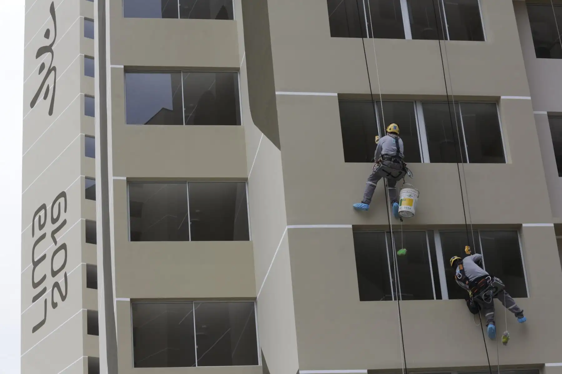 Jefe de Estado inspecciona los avances de la Villa que albergará a deportistas destacados de diferentes países durante los Juegos Panamericanos y Parapanamericanos del 2019. Foto: ANDINA/Prensa Presidencia