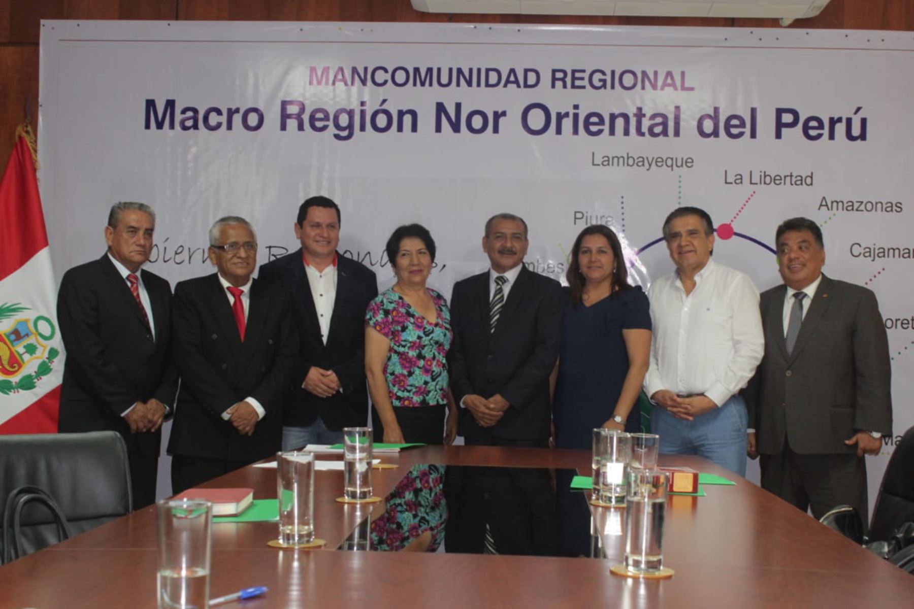 La Mancomunidad Macrorregión Nororiente está integrada por Lambayeque, La Libertad, Tumbes, Amazonas, Cajamarca, Piura, La Libertad, San Martín y Loreto.