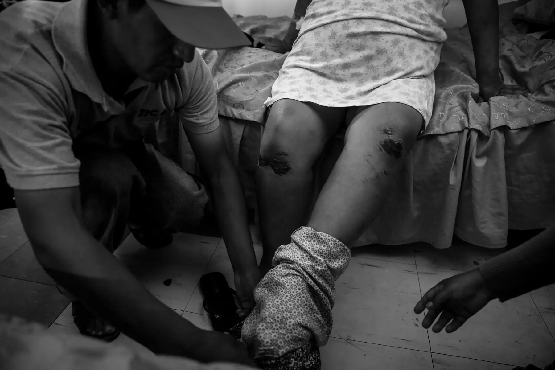 Recuperarse de la muerte de un hijo, de las heridas y de la pérdida de todo lo que poseia será un largo proceso para la familia.  Foto: ANDINA/Nathalie Sayago