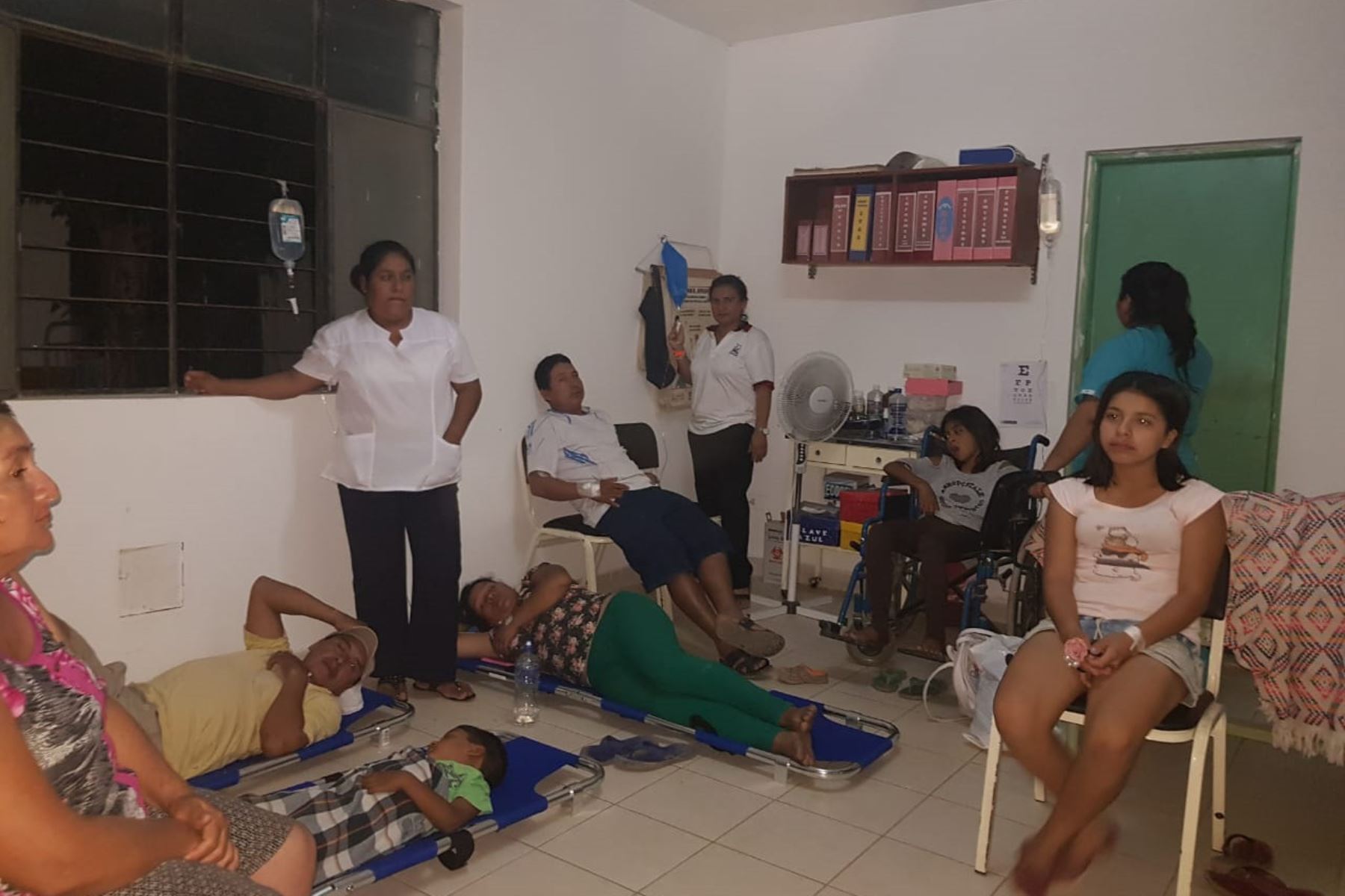 La Gerencia Regional de Salud de Lambayeque controló intoxicación de unas 50 personas en el distrito chiclayano de Oyotún.