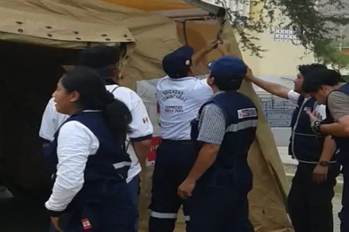 El Minsa hace control vectorial en el distrito Los Órganos, región Piura, con el fin de prevenir las enfermedades transmitidas por vectores.