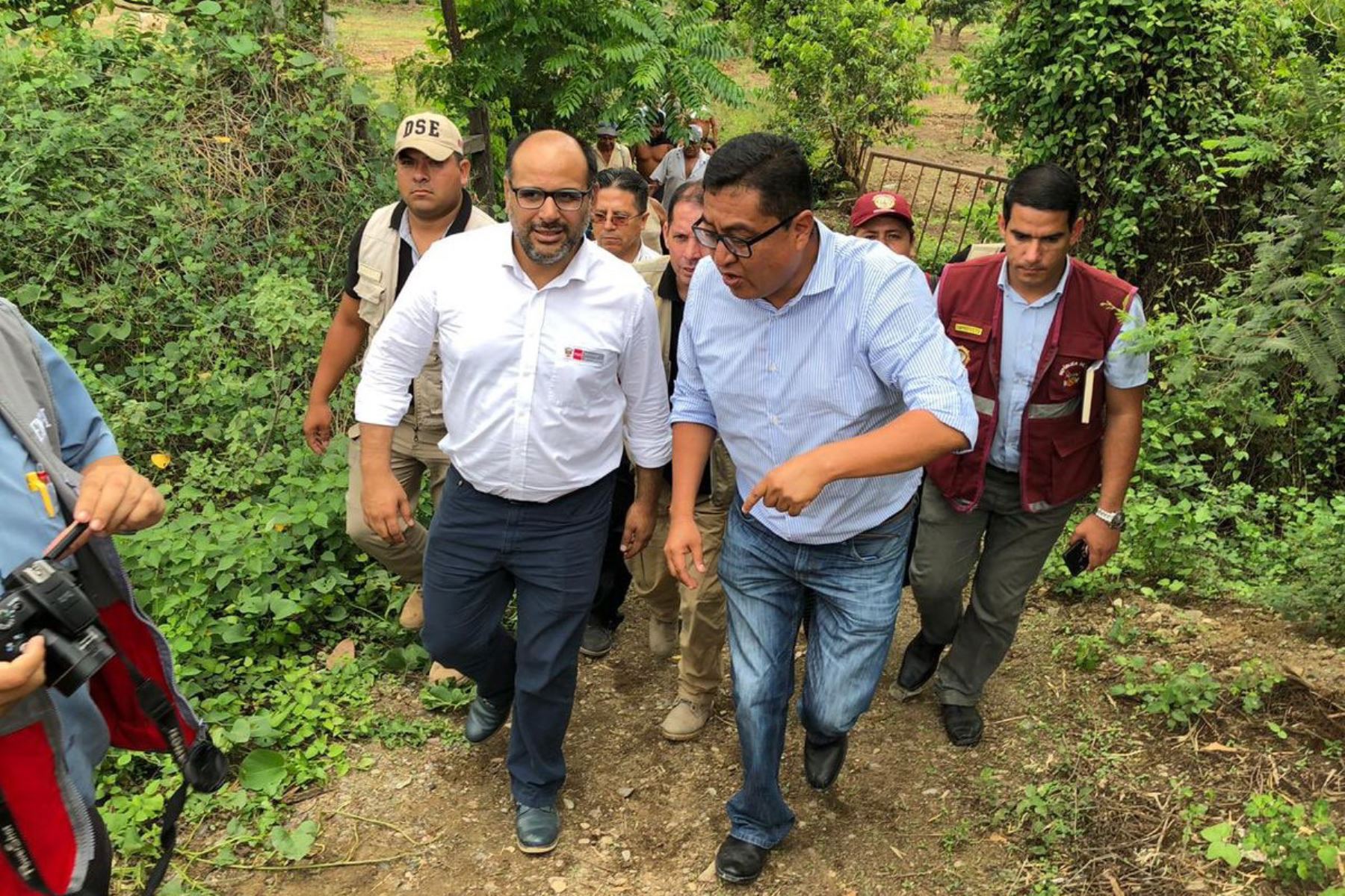 Ministro de Educación, Daniel Alfaro, viajó a Lambayeque para supervisar las acciones de prevención ante las lluvias que se presentan en dicha región.