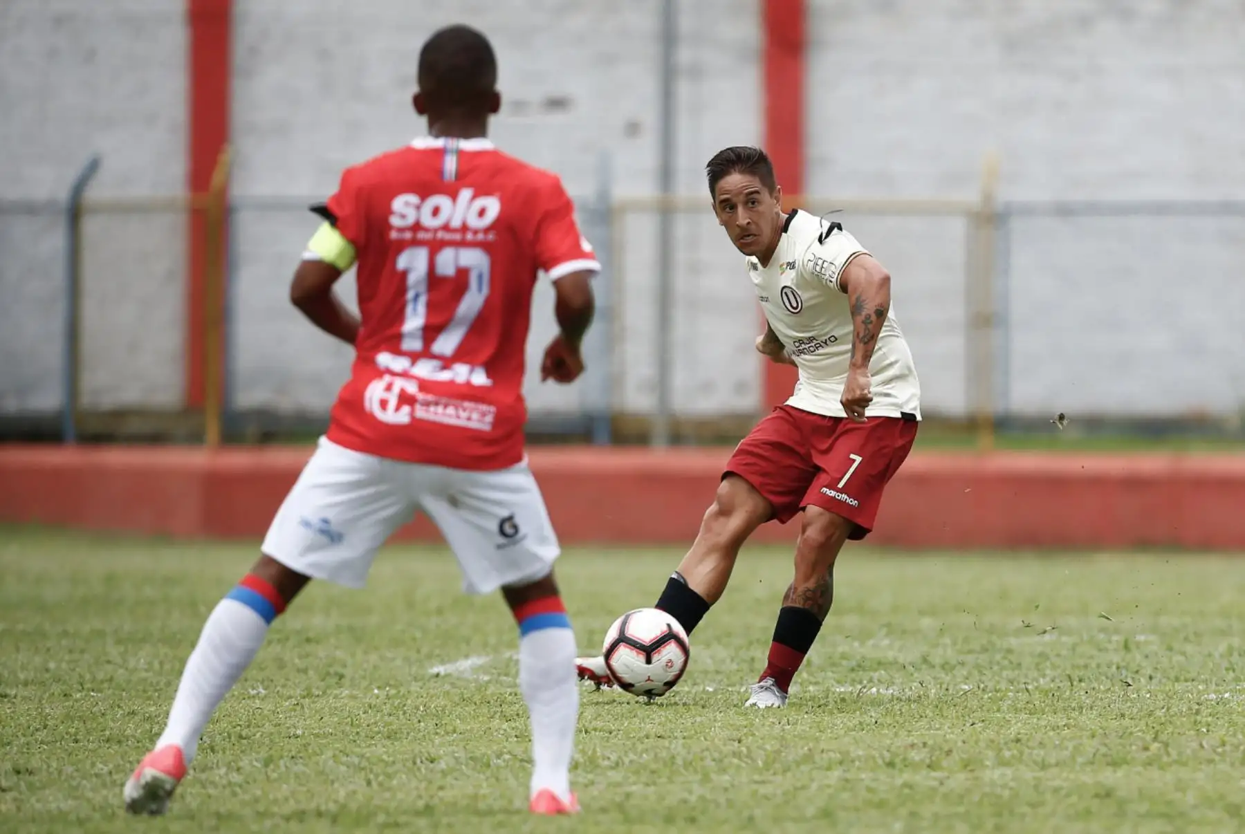 Universitario de Deportes rescató un punto en su visita a Moyobamba tras iguala (1-1) con Unión Comercio en partido válido por la primera fecha de la Liga1. Los "cremas" fueron los que emparejaron el cotejo gracias al gol del argentino Germán Dennis de penal. Foto: ANDINA/Twiter Universitario