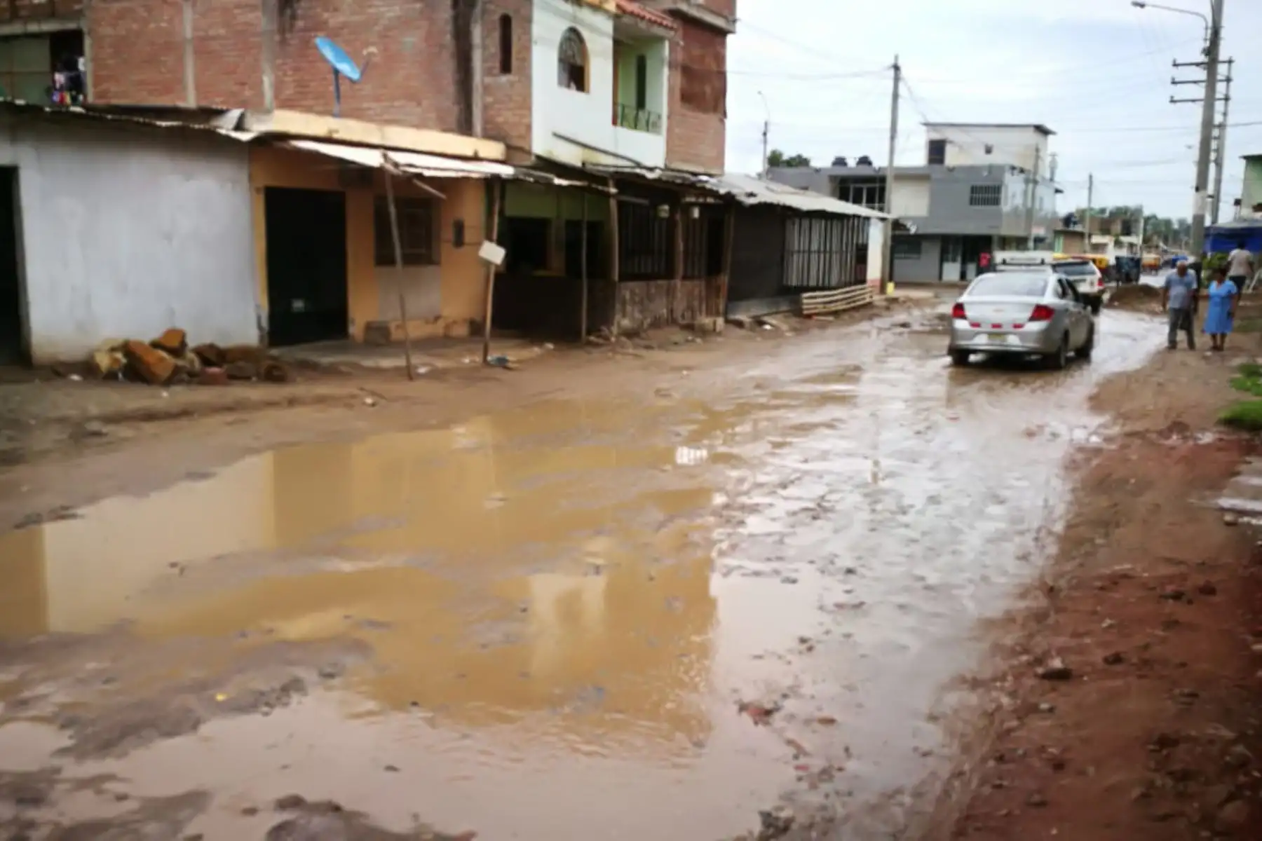 Lluvias intensas en diversos distritos de Piura dejan 6 viviendas destruidas y 182 afectadas, informó el Indeci. ANDINA/Archivo