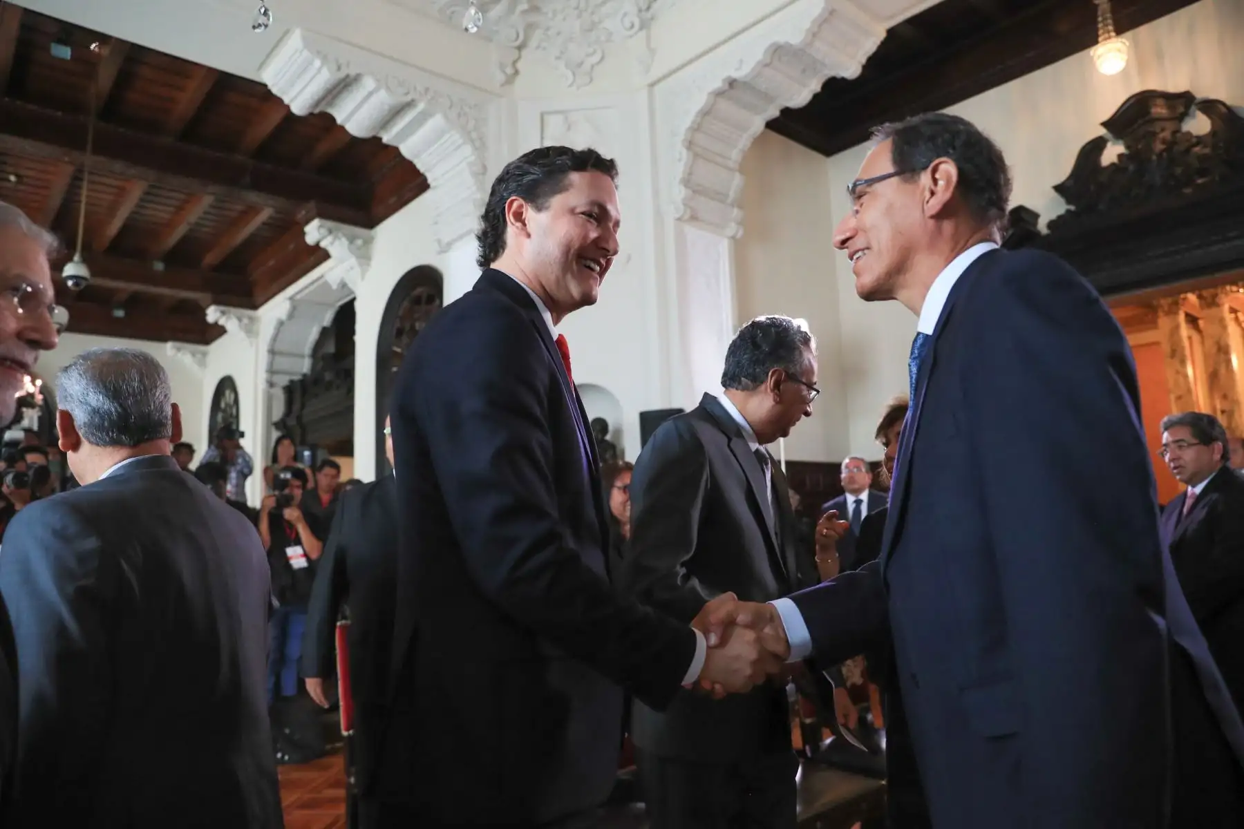 Presidente Martín Vizcarra promulga Ley Orgánica de la Junta Nacional de Justicia. Foto: ANDINA/Prensa Presidencia