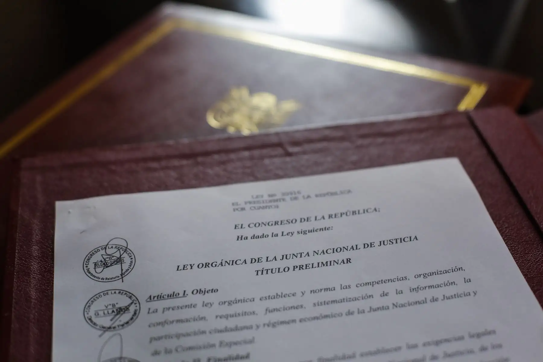 Presidente Martín Vizcarra promulga Ley Orgánica de la Junta Nacional de Justicia. Foto: ANDINA/Prensa Presidencia