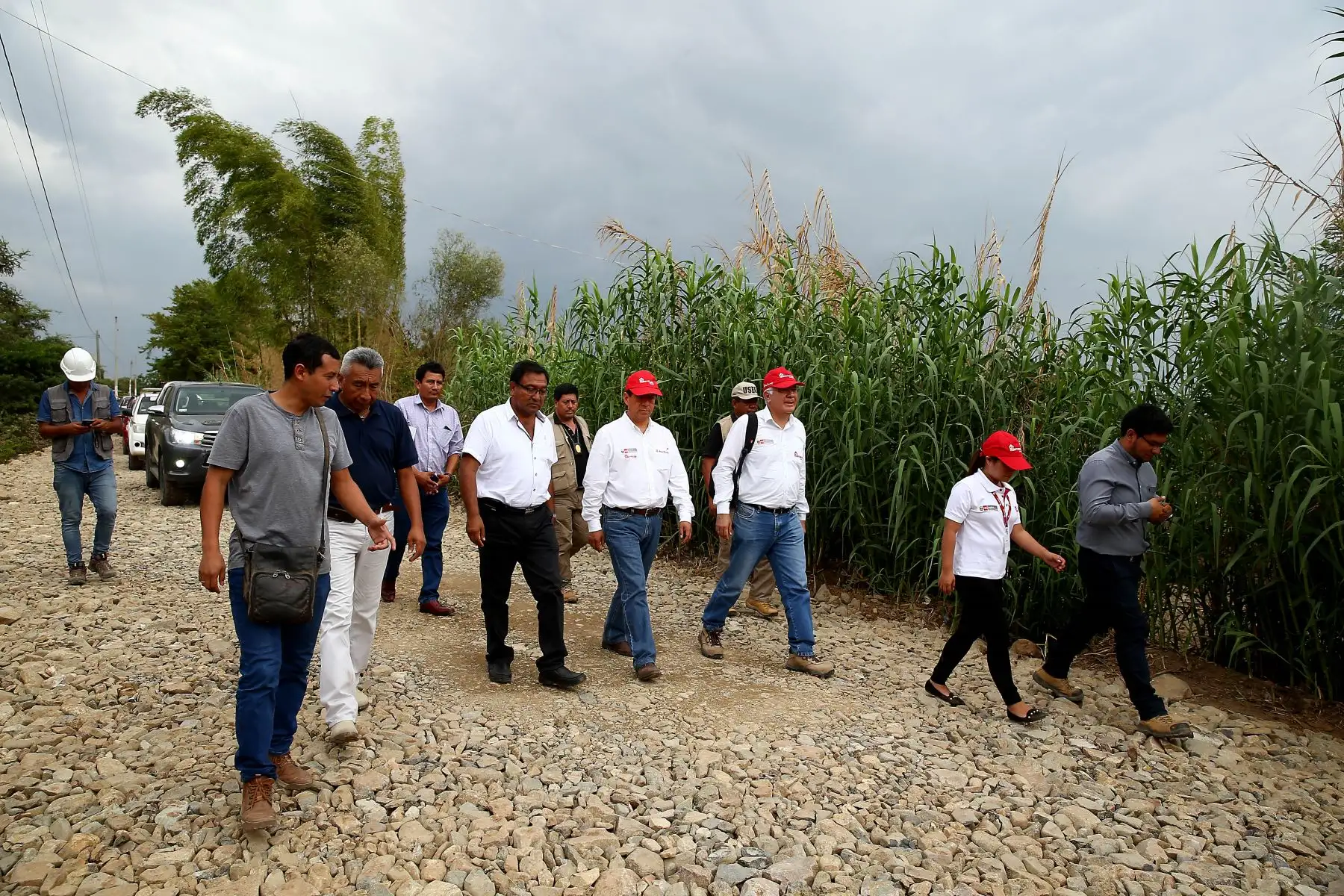 Jefe de la Reconstrucción con Cambios, Edgar Quispe, realiza acciones de prevención ante posibles lluvias en la región Lambayeque. Foto: ANDINA/Luis Iparraguirre