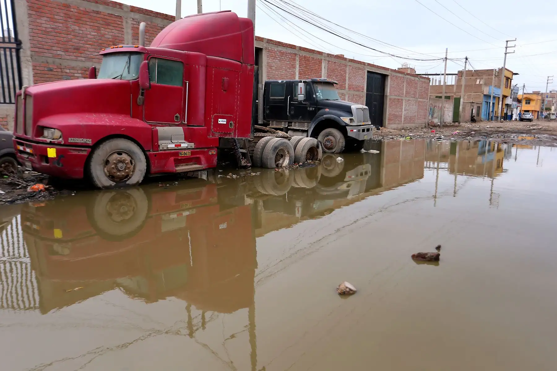 Lluvias en Chiclayo forman aniegos en la capital norteña. Foto: ANDINA/Luis Iparraguirre
