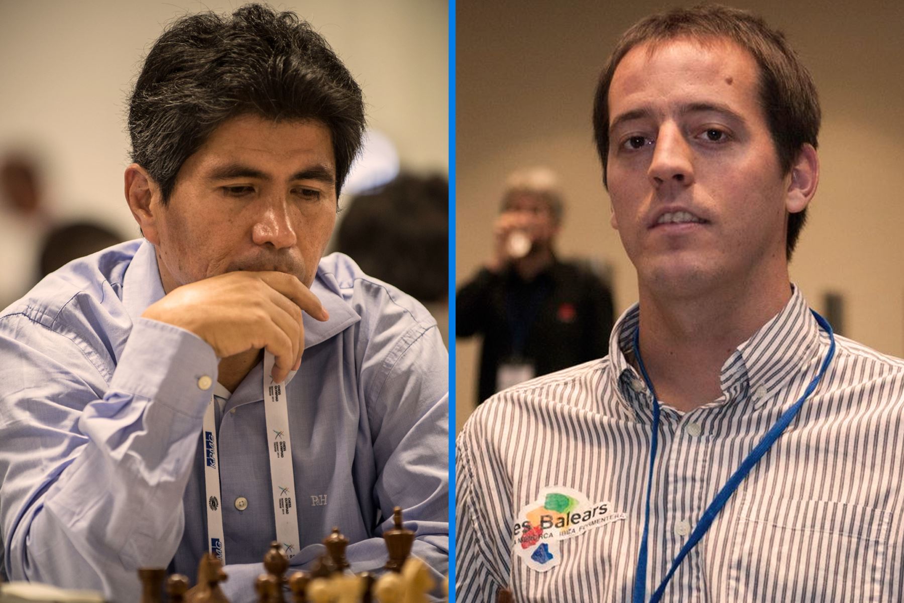 Julio Granda y español Paco Vallejo disputarán una simultánea de ajedrez. Foto: Andina /Difusión