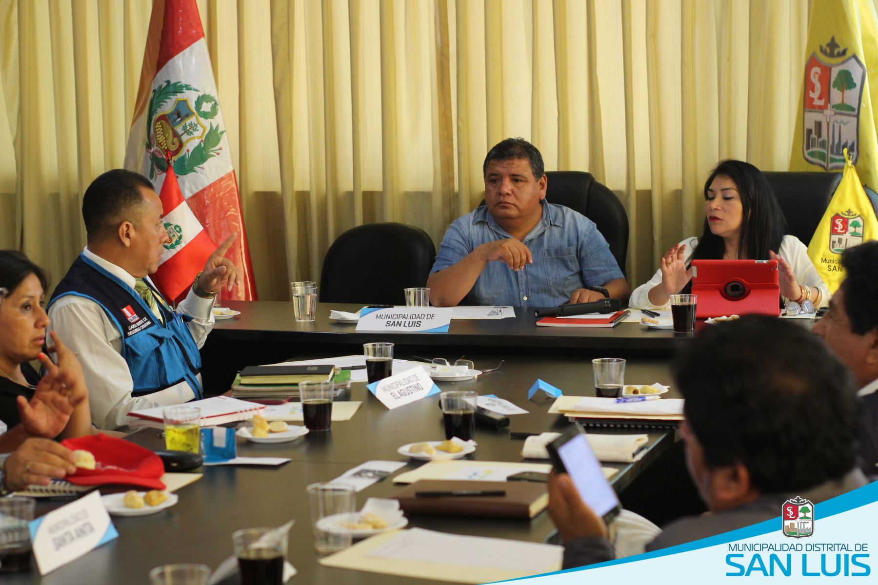 Reunión de alcaldes de la Mancomunidad Lima Este. Foto: Andina/difusión