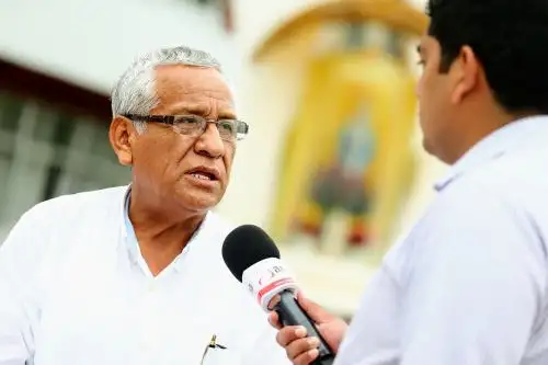 Gobernador regional de Lambayeque respalda cuestión de confianza. ANDINA/Luis Iparraguirre