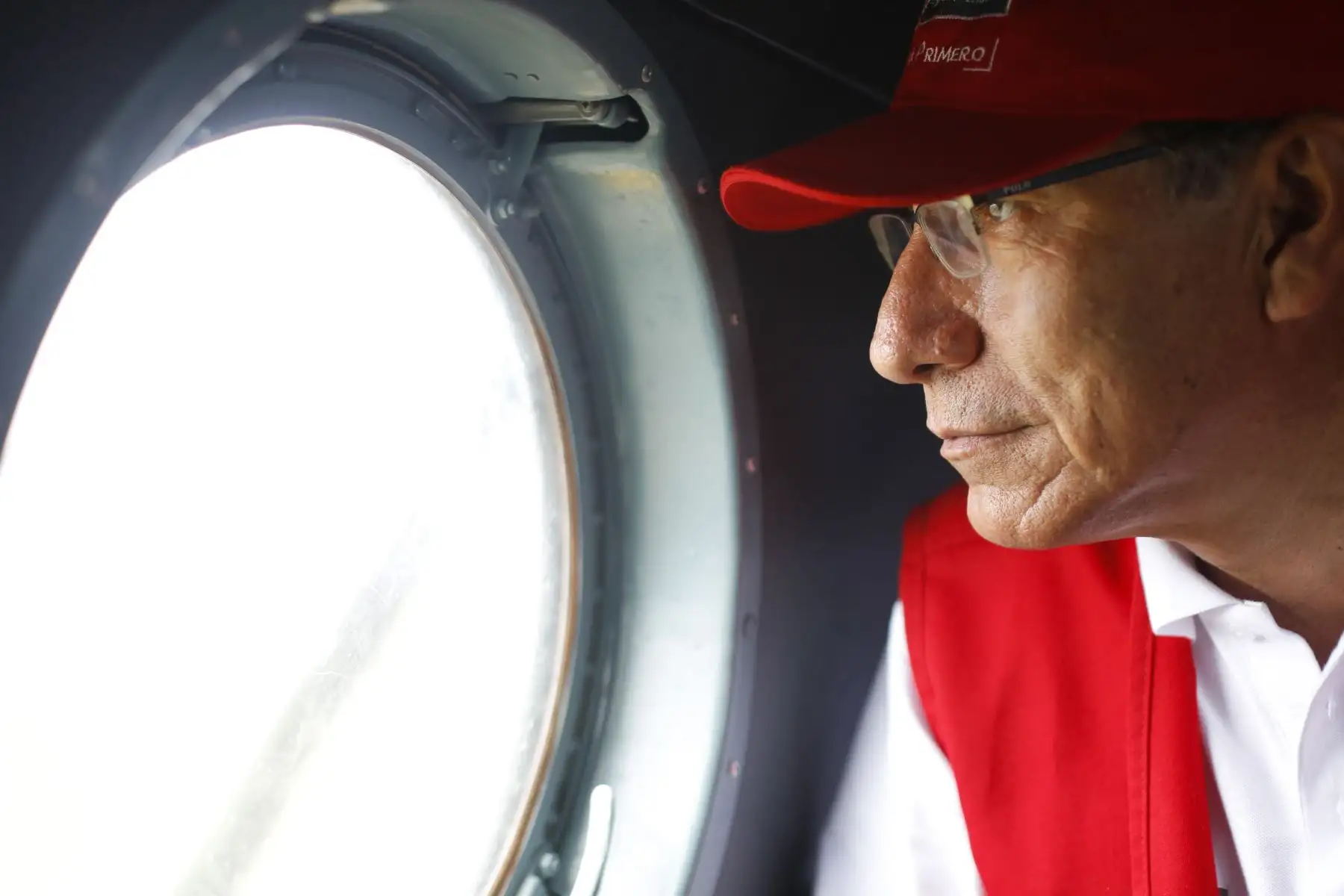 Jefe de Estado inspecciona obras de construcción del puente Nanay (Iquitos). Foto: ANDINA/Prensa Presidencia