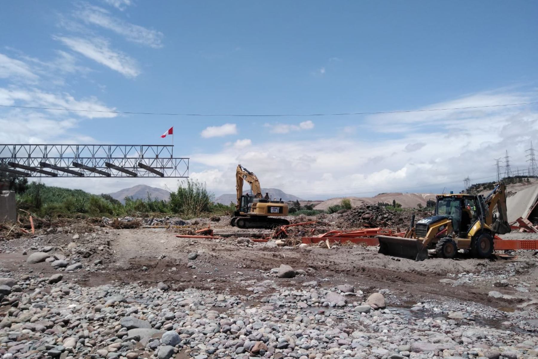 Comienza instalación de estructura modular que reemplazará a puente Montalvo en Moquegua. ANDINA/Difusión