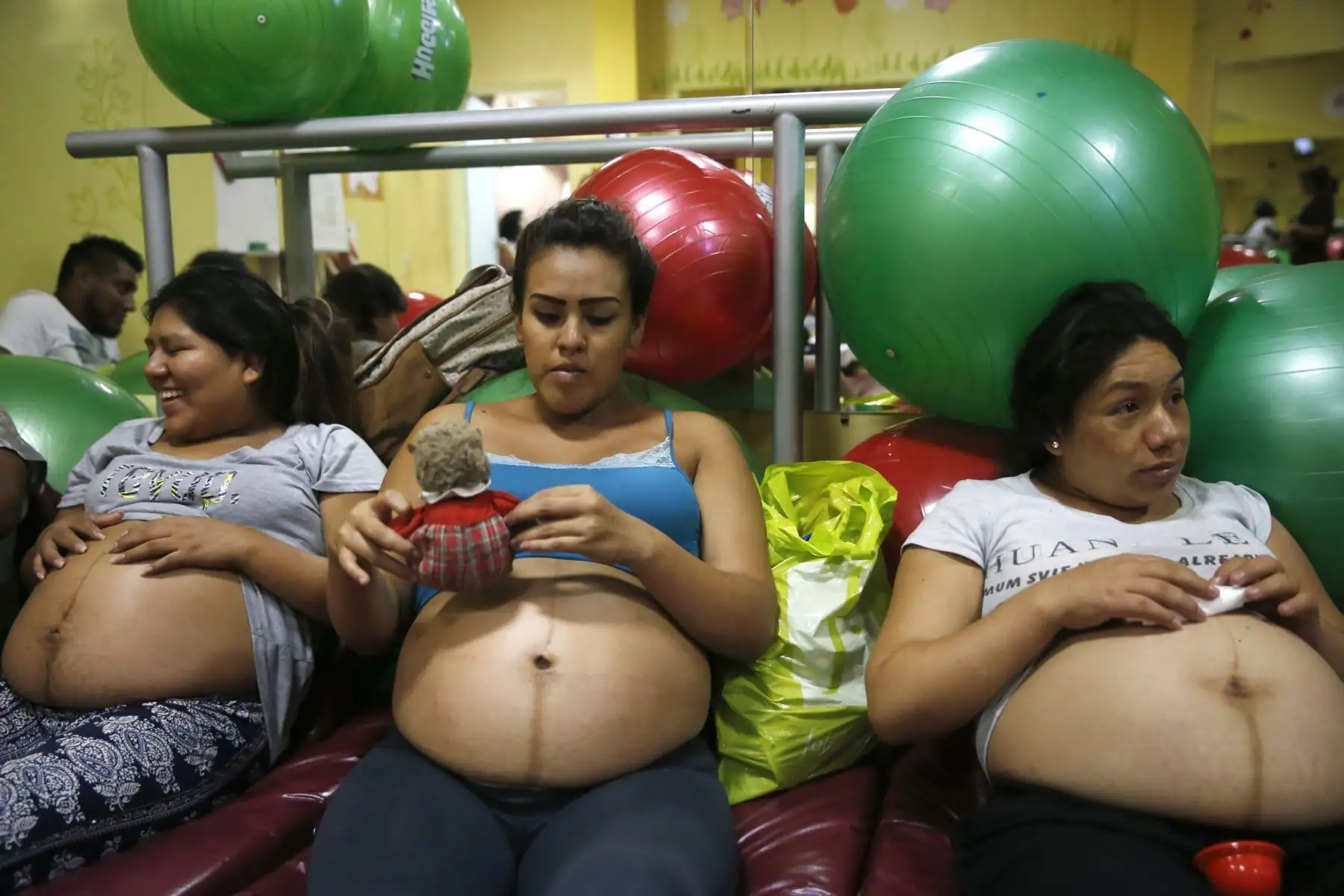 Servicio de psicoprofilaxis obstétrica y estimulación prenatal. El Instituto Materno Perinatal IMMPN ofrece asesoría prenatal para ayudar a las gestantes a tener un parto feliz. Promueve  el parto humanizado, parto con acompañante, parto vertical y parto con anestesia. Foto: ANDINA/Nathalie Sayago