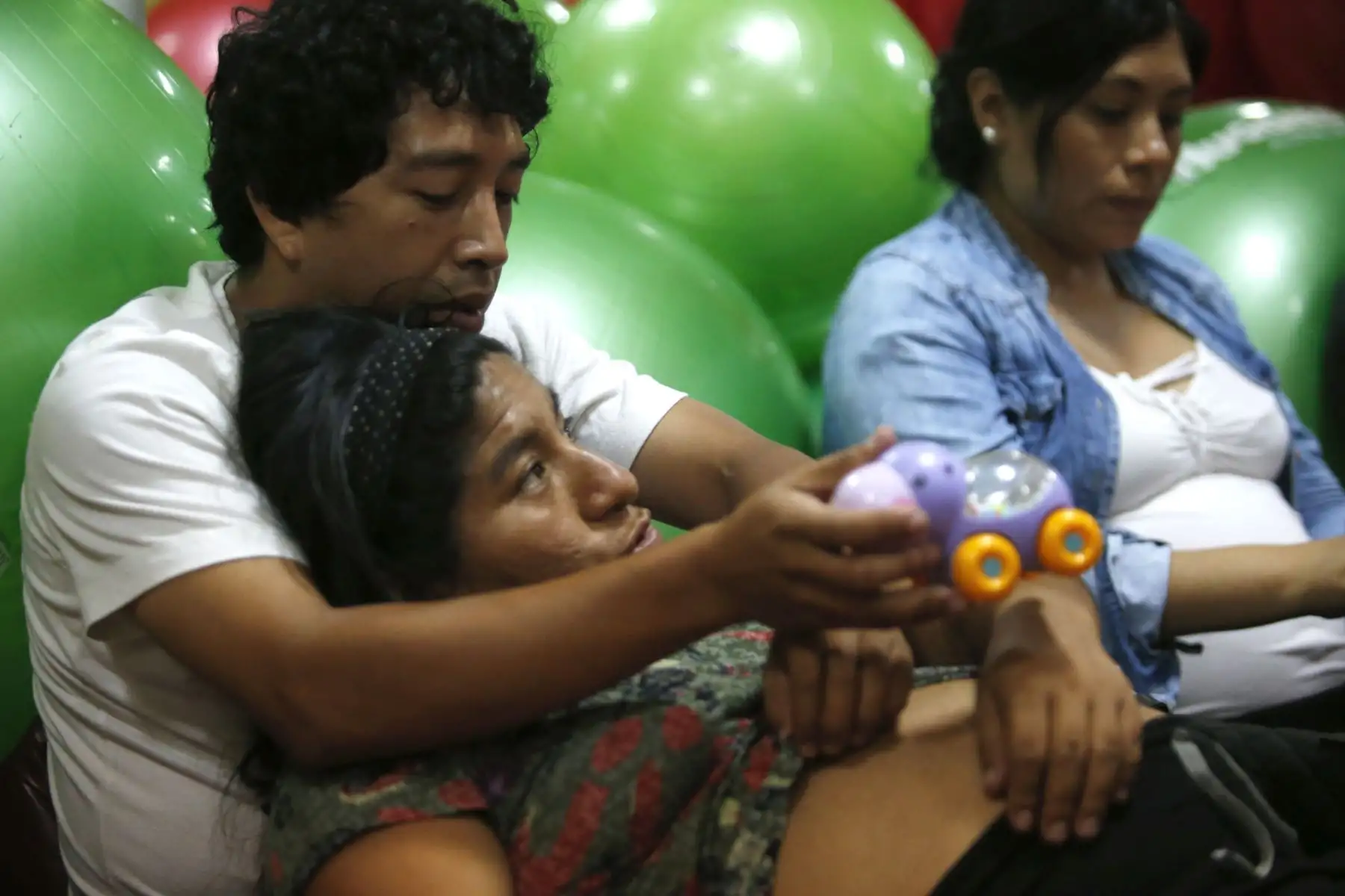 Servicio de psicoprofilaxis obstétrica y estimulación prenatal. El Instituto Materno Perinatal IMMPN ofrece asesoría prenatal para ayudar a las gestantes a tener un parto feliz. Promueve  el parto humanizado, parto con acompañante, parto vertical y parto con anestesia. Foto: ANDINA/Nathalie Sayago