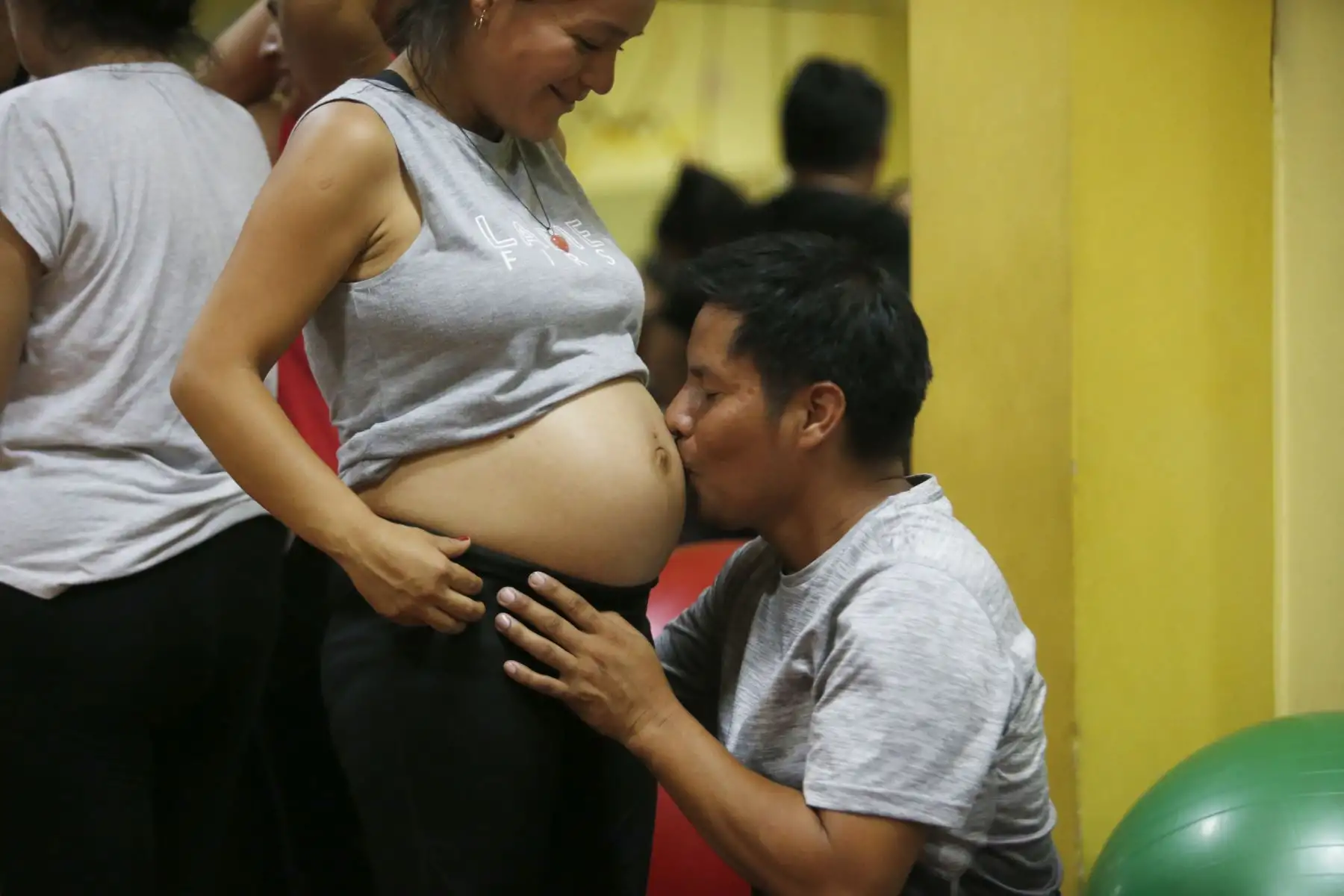 Servicio de psicoprofilaxis obstétrica y estimulación prenatal. El Instituto Materno Perinatal IMMPN ofrece asesoría prenatal para ayudar a las gestantes a tener un parto feliz. Promueve  el parto humanizado, parto con acompañante, parto vertical y parto con anestesia. Foto: ANDINA/Nathalie Sayago