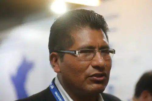 Poder Judicial condenó a seis años de cárcel a Walter Aduviri Calisaya por el delito contra la tranquilidad pública al haber encabezado, en mayo de 2011, protestas violentas en el caso conocido como “Aymarazo”. ANDINA/Juan Carlos Guzmán