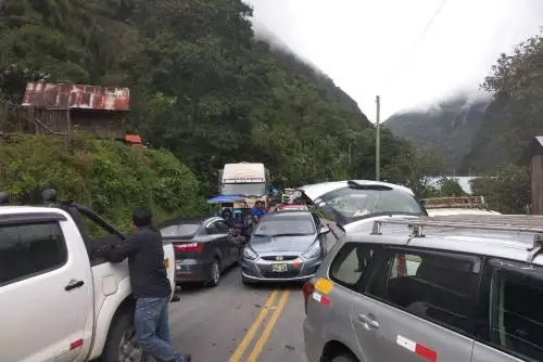 Intensas lluvias han provocado el colapso de varios tramos de la carretera Interoceánica Sur. Foto: Municipalidad de Camanti